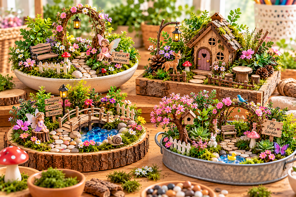 Mini Fairy Garden Creations
