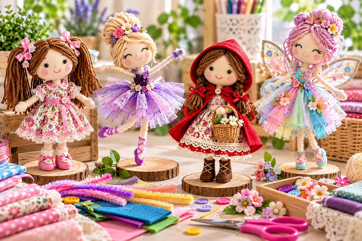 Wire & Fabric Doll Making
