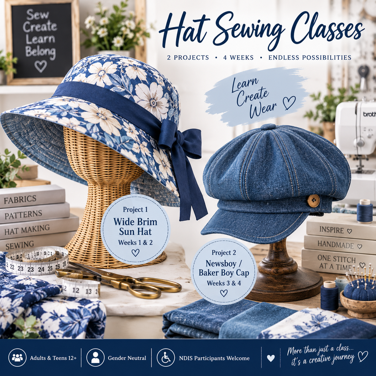 Hat Sewing Classes