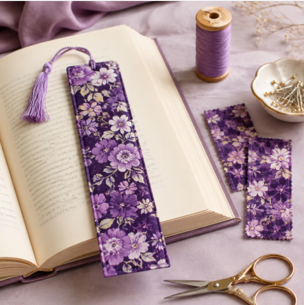 Easy Fabric Bookmark – A Beginner Sewing Project