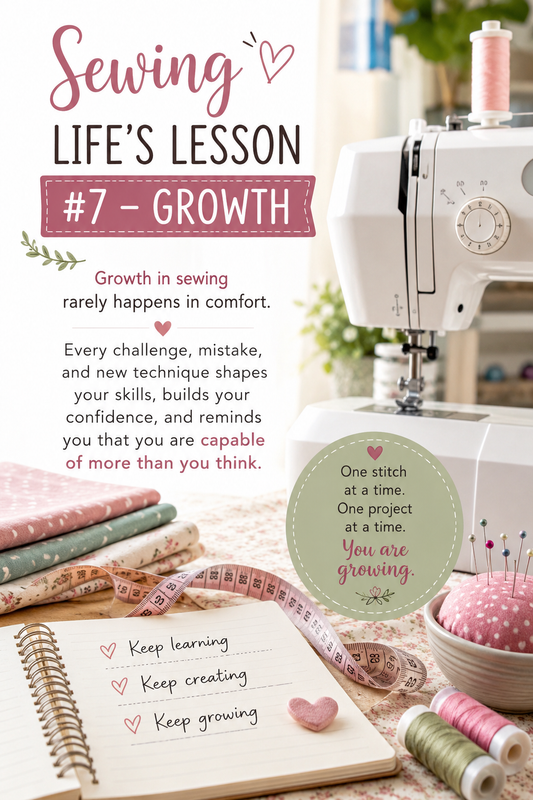 Sewing Life’s Lesson #7 — Growth