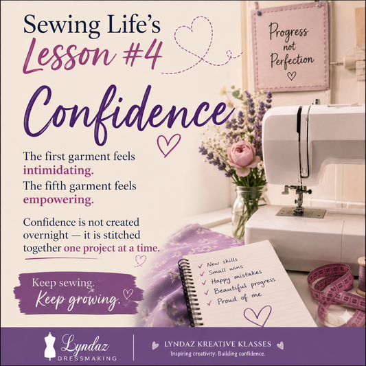 Sewing Life’s Lesson #4: Confidence