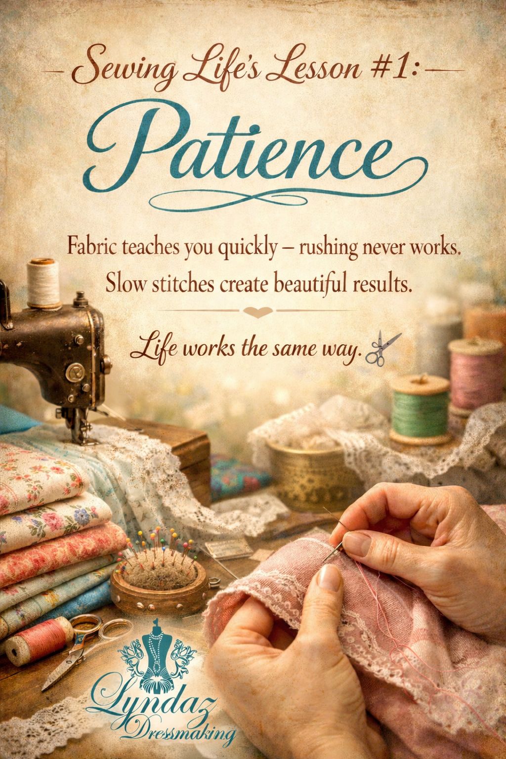 Sewing Life’s Lesson #1: Patience