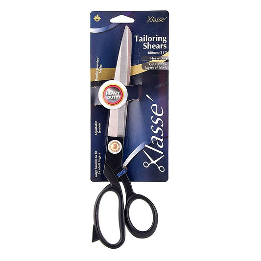 KLASSE SCISSORS FABRIC ALL METAL 11IN W BLACK HAND