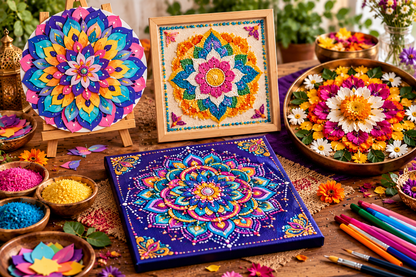Colourful Rangoli Creations