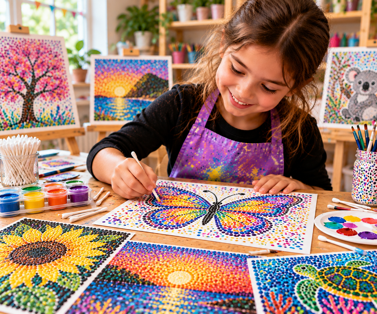 Pointillism Painting Adventures