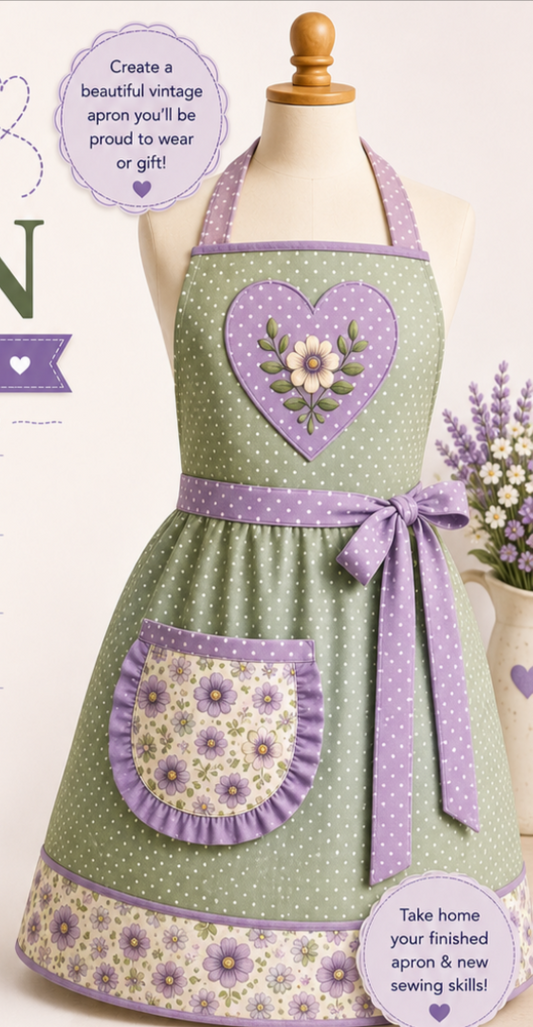 Vintage Apron Sewing Workshop