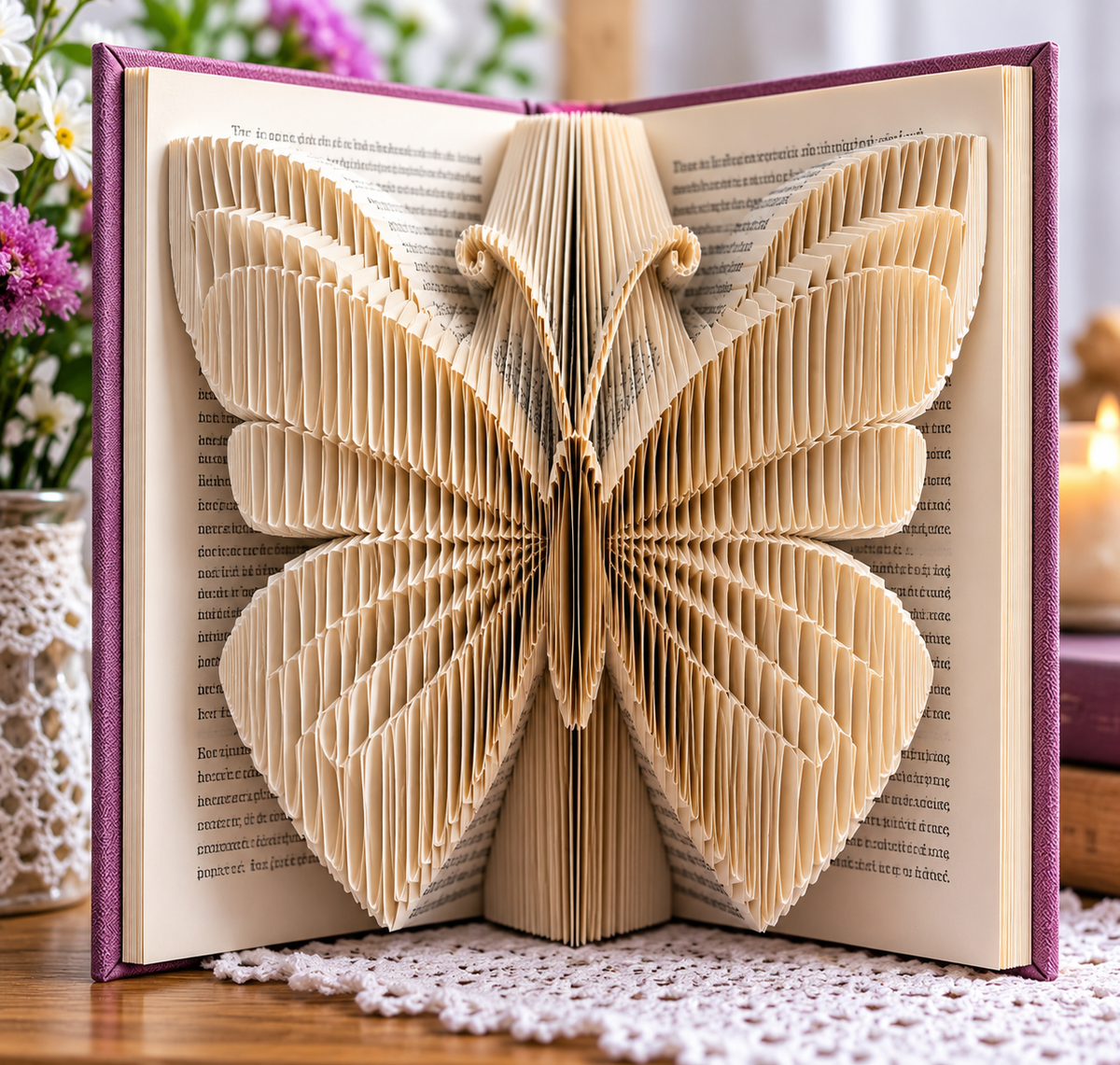 Book Art – Folded Pages